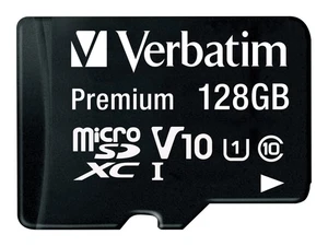 Verbatim Premium 128 GB MicroSDXC Classe 10 UHS-I 45 MB/s 10 MB/s Class 10 44085 - Foto 1 di 2