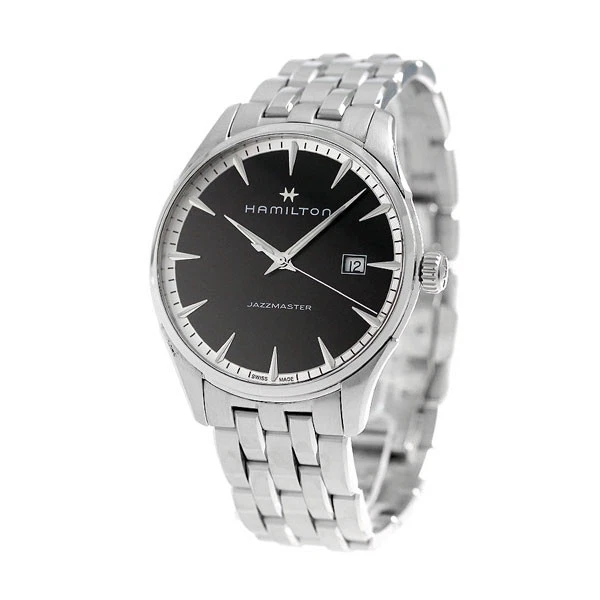Stainless Steel Hamilton Jazzmaster Silver Case Wristwatches for