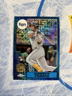 2022 Topps Series 2 Silver Pack Wander Franco Blue Parallel /150 Rookie Card - Image 1 of 2