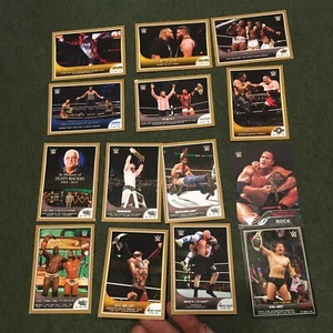 Lot of 14 Topps WWE Random Cards Dusty Rock Brock Miz Ryback Rollins Finn WWF - Picture 1 of 5