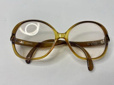 Vienna Line Gafas Redondas Retro Ámbar Marco Solo Alemania 55 15 Foto 1 de 4
