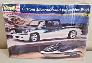 Revell Custom Silverado and Waverider Kit # 85-7666 Factory Sealed Dented Box - Picture 1 of 7