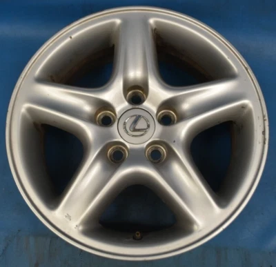 Lexus RX300 1999 2000 01 2002 2003 Used OEM Wheel 16x6.5 Factory 16" Rim SILVER - Image 1 of 4