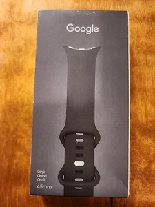 Original Google Pixel Watch Band-Active Band-45mm - Obsidian-Large - Zdjęcie 1 z 3