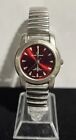 Charles Raymond Men’s Watch Red Face Silver Band