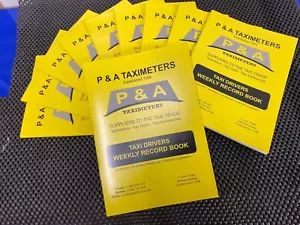 Taxi Drivers Weekly Record Books Top Quality Books Guaranteed - Picture 1 of 4