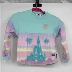 Jersey Spirit 50 Aniversario Parques Disney Niños XS Pastel Castillo Pullover - Imagen 1 de 9