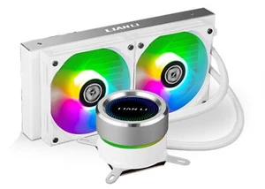 4718466011237 Lian Li GALAHAD 240 v2 AiO CPU cooler, ARGB - white  - Bild 1 von 1