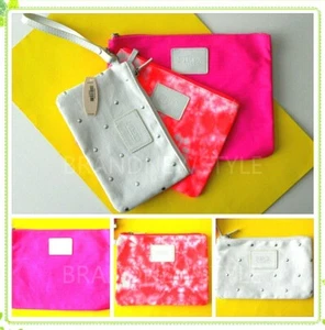 Victoria's Secret TRAVEL Love PINK TRIO Cosmetic Makeup BAGS IN 3 COLORS NEW - Picture 1 of 1