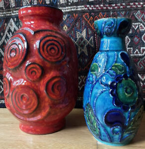 Bay Keramik W. Germany Mid Century Vase Keramik 60er Jahre