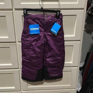 Girls Columbia Omni Shield Ski Snow Pants Size XXS (4/5) purple - Picture 1 of 5