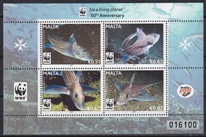 Malta 2011 WWF Fish MNH sheet - Picture 1 of 1