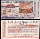 Biglietti Lotteria Italia Anni 90 / 2000 [Sconto Qtà] / Italian Lottery Ticket