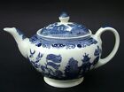Nice Johnson Brothers Blue Willow Pattern 2pint Teapot & Lid 15cmh Looks Unused