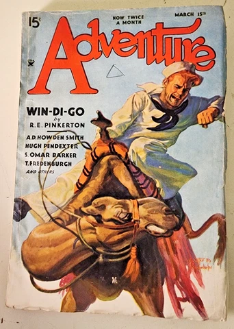Adventure Magazine Pulp March 15, 1935 Cover