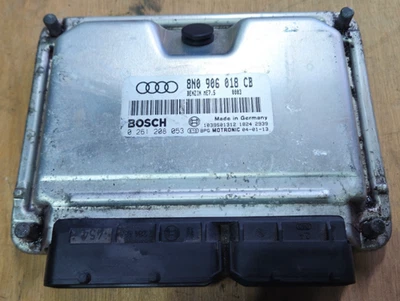 AUDI TT MK1 8N CENTRALINA MOTORE ECU 1.8T BAM 8N0906018CB 98-06 ME7.5 - Immagine 1 di 3