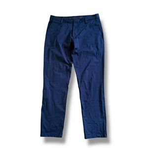 Rhone Mens Commuter Slim Pants Size 33x32 Blue Golf Stretch Athletic - Picture 1 of 7