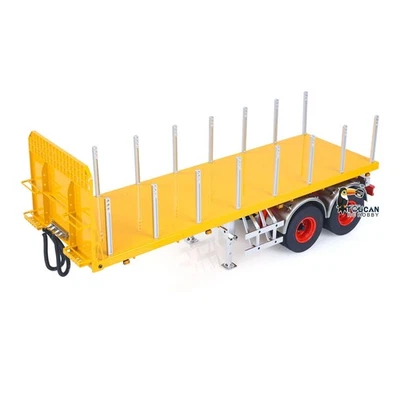 LESU 1/14 20FT Semi Metal Trailer Painted for RC Tractor Truck Radio Control Car - Image 1 of 4