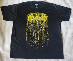 Batman T-Shirt DC Comics Dark Knight Melting Dripping Bat Symbol Mens XL - Picture 1 of 5