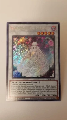 YuGiOh! TCG Garden Rose Maiden LDS2-EN113 - Secret Rare - Near Mint 1st Edition - Image 1 of 2