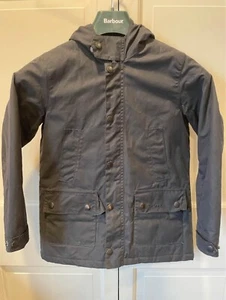 Barbour Waxed Cotton Jacket - Hooded Beaufort - Boy’s M - Picture 1 of 5