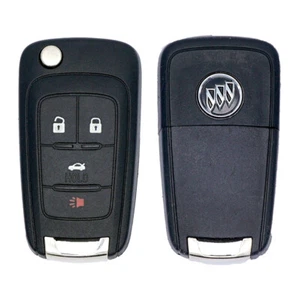 LIKE NEW GM BUICK FLIP KEY REMOTE START FOB TRANSMITTER 13500227 - Picture 1 of 8