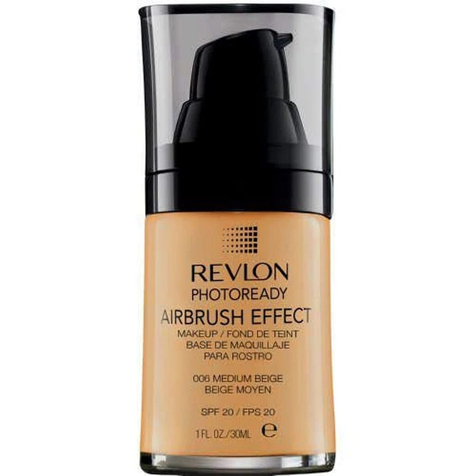 NEW Revlon Photoready Airbrush Effect Makeup Foundation 006 Medium Beige - Image 1 of 1