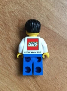 LEGO World Denmark 2017 and Number 9 Pattern Minifigure Rare Exclusive Figure - Picture 1 of 2