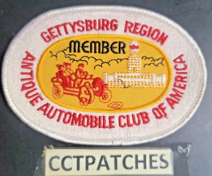 GETTYSBURG REGION MEMBER ANTIQUE AUTOMOBILE CLUB OF AMERICA PATCH - Picture 1 of 2