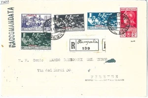 71477 - EGEO Stampalia - Storia Postale - Serie FERRUCCI su BUSTA RACCOMANDATA  - Imagen 1 de 1