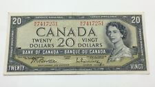 1954 Circulated 20 Twenty Dollar Out Register printing ME Prefix Banknote C845