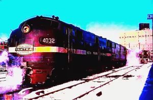 DUPLICATE EKTACHROME SLIDE NEW YORK CENTRAL E-7 #4032 - Bild 1 von 1