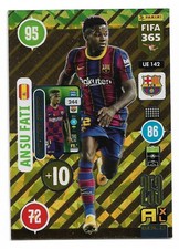 2021 Panini Adrenalyn XL FIFA 365 Winter Star #UE142 Ansu Fati (FC Barcelona)