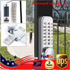 Smart Digital Door Lock Keyless Password Gate Mechanical Lock Silver US