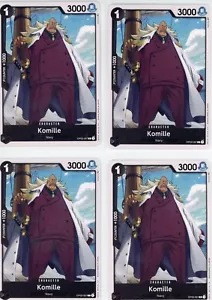ONE PIECE Card Game Paramount War 4X KOMILLE OP02-097 C English - Picture 1 of 1