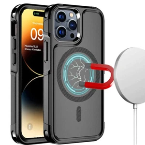 Robust robuste MagSafe stoßfeste magnetische Hülle Cover iPhone 15 Pro Max 14 13 - Bild 1 von 26