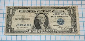 1935 E One Dollar Bill  J - Picture 1 of 4