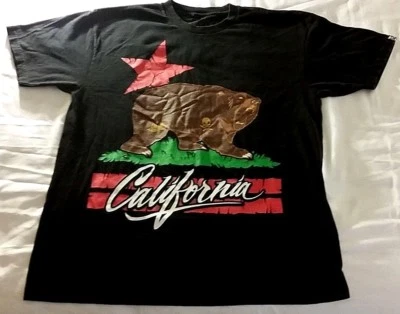 CAMISA CALIFORNIA BIG GRIZZLY BEAR GÓTICO TATUAJE PUNK talla XL  Foto 1 de 4