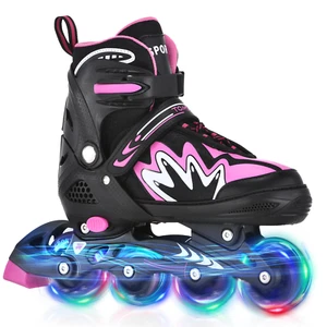 TOMSHOO Toddler Roller Blades Regolabile Roller Skate Tripla Chiusura Sistema D2E8 - Foto 1 di 20