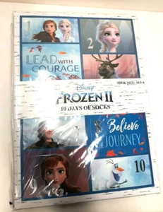 Disney Frozen 2 "10 Days of Socks" Multiple Sizes Available. New. Sealed pkg. - Picture 1 of 10