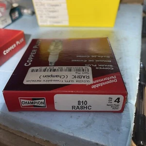 CHAMPION SPARK PLUG COPPER PLUS @4,STOCK 810;P/N RA8HS. - Picture 1 of 4