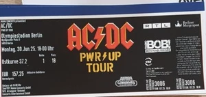 2 AC/DC TICKETS Olympia Stadion Berlin Sitzplatz - Bild 1 von 3