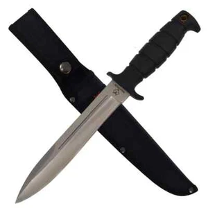 Wolf Creek Rubber Handle Stainless Steel Pig Sticker Knife WITH SHEATH - Picture 1 of 1