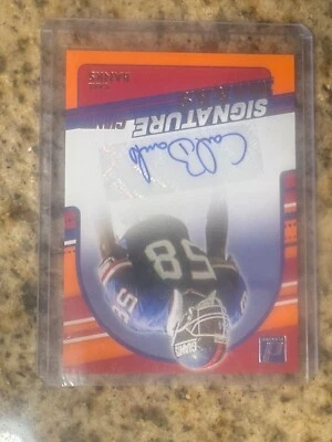 2021 Panini Donruss - Signature Marks #SM22 Carl Banks (AU) giants hof linebacke - Image 1 of 3