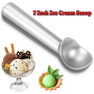 7 Inch Ice Cream Scoop, Nonstick Anti-Freeze Aluminum Scooper Spoon, Heavy Duty - Picture 1 of 6