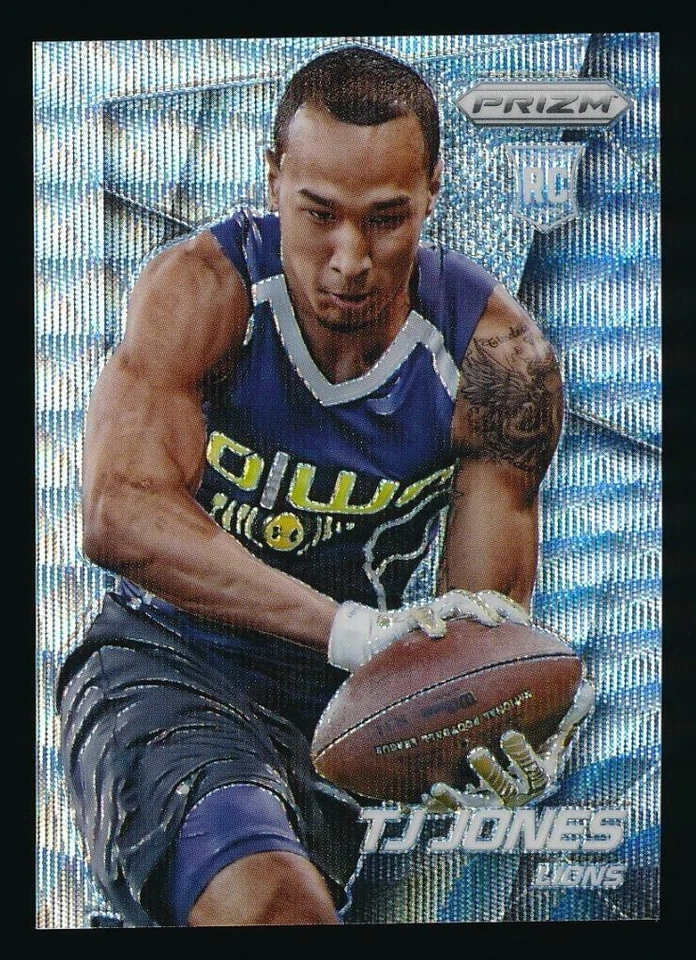 2014 Panini Prizm TJ JONES Light Blue Wave RC /99 *Lions* NRMT-MT+ - Image 1 of 1