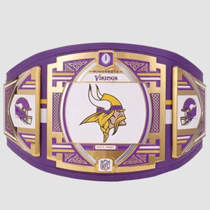 Minnesota Vikings WWE Championship Legacy Title Belt Adult Size - Picture 1 of 4