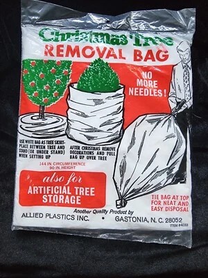 Christmas Tree Removal Bag Or Artificial Tree Storage New Sealed In Package - Image 1 of 2