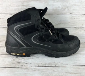 Men’s Carhartt Work & Safety Steel Toe black Boots CMH4251 size 13 - Picture 1 of 12
