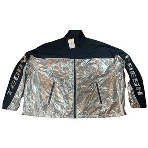 Neu mit Etikett Teddy Fresh Unisex Erwachsene Silber Panel Trainingsjacke NC3 Multi Größe M/L - Bild 1 von 17